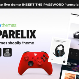 Apparelix Video Games Shopify Theme #195551