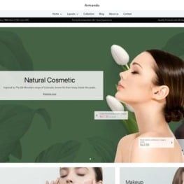 Armando Beauty and Cosmetics Shopify Theme # 195637