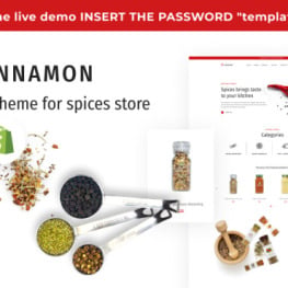 Cinnamon for Spices and Herbs Shopify Theme #195719