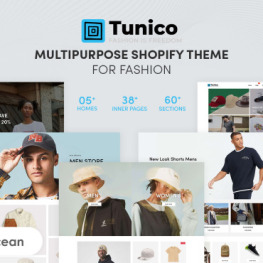Tunico Multipurpose for Fashion Shopify Theme #203061