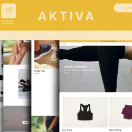 AKTIVA Activewear Shopify Theme # 204993