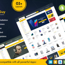 TechyGuy Electronics and Computers Shopify Theme #204995