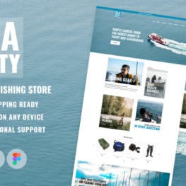 Fizzie - Fishing Gears Store Shopify Theme - TemplateMonster