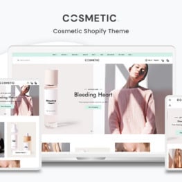 Cosmetic The Beauty Cosmetic Premium Shopify Theme #206157