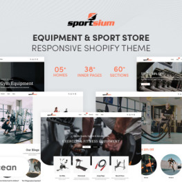 Sportsium Equipment And Sport Store Shopify Theme #207363