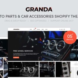 Granda Auto Parts And Car Accessories Shopify Theme #207365
