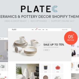 Platec Ceramics Pottery Decor Shopify Theme #207368
