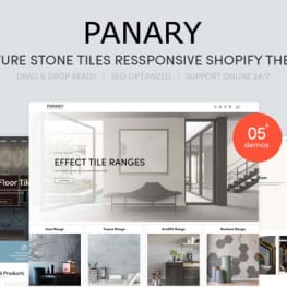 Panary Nature Stone Tiles Ressponsive Shopify Theme #207560