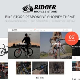 Ridger Bike Store Shopify Theme #207562