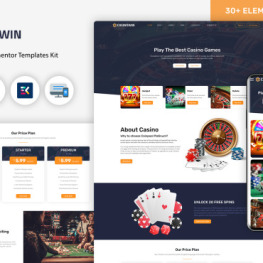 Casinowin Casino Gambling WordPress Theme # 207762
