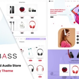 BASS Headset and Audio Store Shopify Theme #209563
