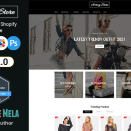 Array Fashion Store Shopify Theme #209878