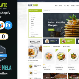 Blue Plate Food Shopify Theme # 212813