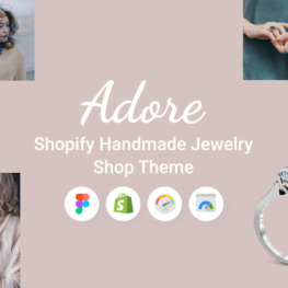 Adore Handmade Jewelry Shop Shopify Theme #215924