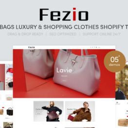 Fezio Handbags Shopping Clothes Shopify Theme #216149