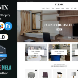 Furnix Furniture and Decor Shopify Theme #216153