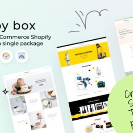 Joy Box Allinone Creative Sectioned Shopify Theme # 216228