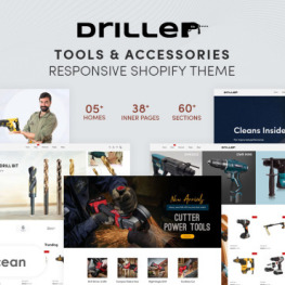 Driller Tools And Accessories Shopify Theme #216244
