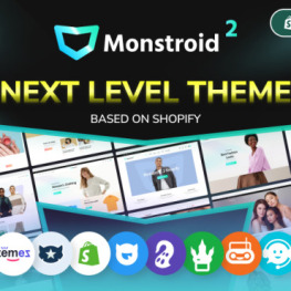 Monstroid Multipurpose Sections Shopify Theme #217344