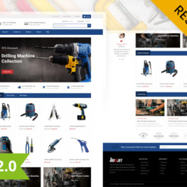 Toolsjet Best Tools Store Shopify Theme #217587