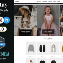 Lifestay Fashion Shopify Theme #218240