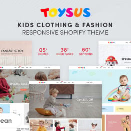 Toysus Kids Toys Clothes Shopify Theme #220437