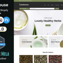 Teahouse Tea Coffee and Spice Shopify Theme #223110