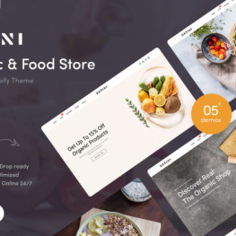 Eatini Organic Food Store Shopify Theme #225100