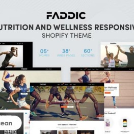 Faddic Nutrition And Wellness Shopify Theme # 226976
