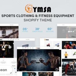 Gymsa Sports Clothing Fitness Shopify Theme # 226977