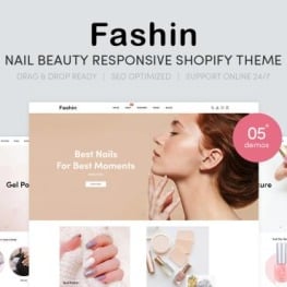 Fashin Nail Beauty Shopify Theme # 226978