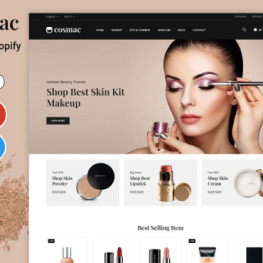Cosmac Cosmetics and Makeup Artist Shopify Theme #228065