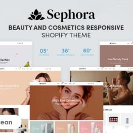 Sephora Beauty And Cosmetics Shopify Theme # 228657