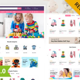 KidsToy Toys Store Shopify Theme #228659