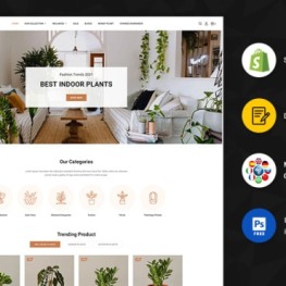 Plantz Nursery Gardening Shopify Theme #230202