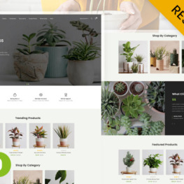 Pianta Nursery Potted Plant Store Shopify Theme #231123