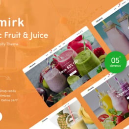 Humirk Organic Fruit Juice Shopify Theme #232046