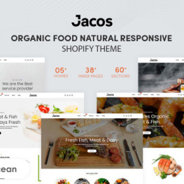 Jacos Organic Food Natural Shopify Theme #232047