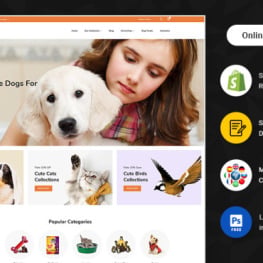 Petzen Pets Food and Animal Food Shopify Theme #232653