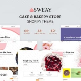Sweay Cake Bakery Shopify Theme # 235690