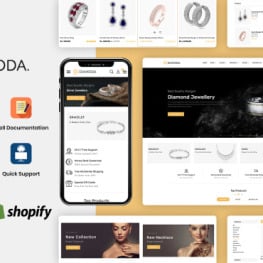 DIAMODA Jewellery Responsive Store Shopify Theme #236138