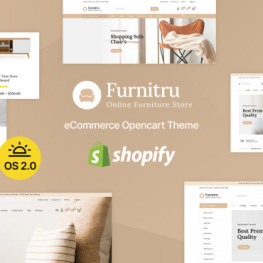 Furnitru Furniture Store Shopify Theme #236364