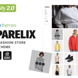Apparelix Modern Fashion Store Shopify Theme # 238405
