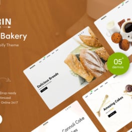 Bakerin Cake Bakery Shopify Theme #239788
