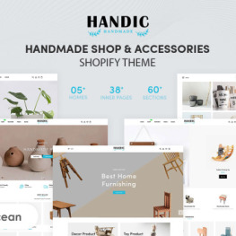 Handic Handmade Shop Accessories Shopify Theme #240626