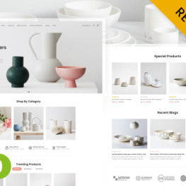 Embowls Ceramics Pottery Store Shopify Theme #241015