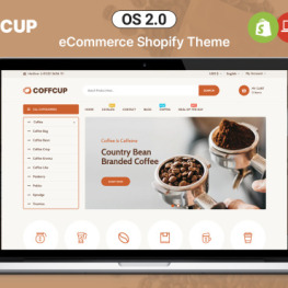 CoffCup Tea and Coffee Shop Shopify Theme #243805