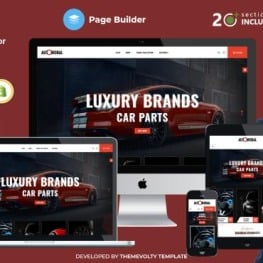 Automodal Car Autoparts Super Store Shopify Theme # 243807