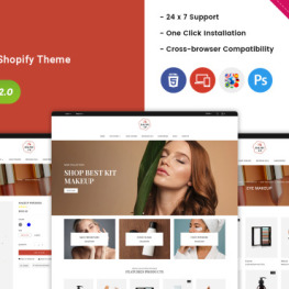 Balmsup Cosmetics Beauty Shopify Theme #244642