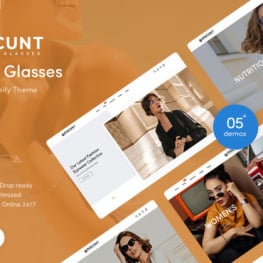 Discunt Fashion Glasses Shopify Theme #244766